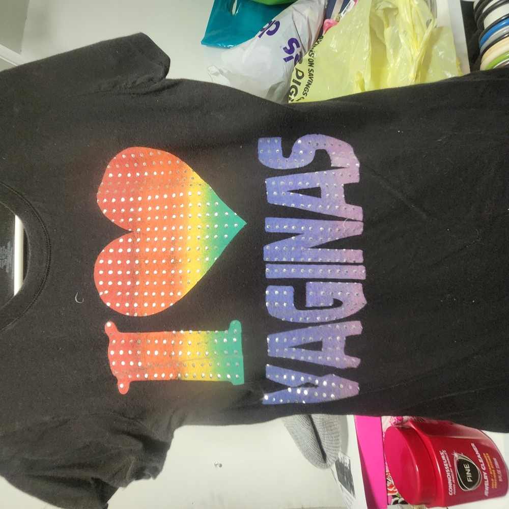 Kids Black Graphic T-Shirt